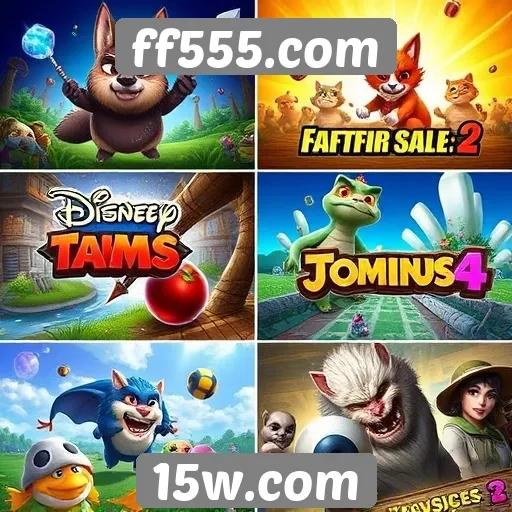 Análise da diversidade de jogos disponíveis em ff555.com