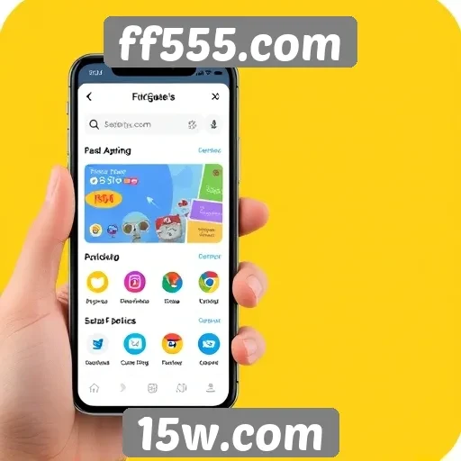 Experiência do usuário no ff555.com em dispositivos móveis